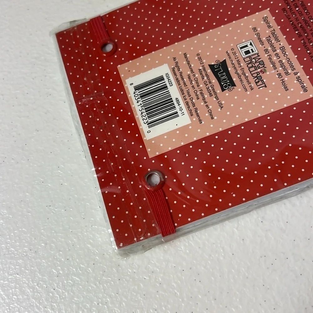 Mary Engelbreit “One Spark of Imagination” Spiral Notebook 2012 New in Package